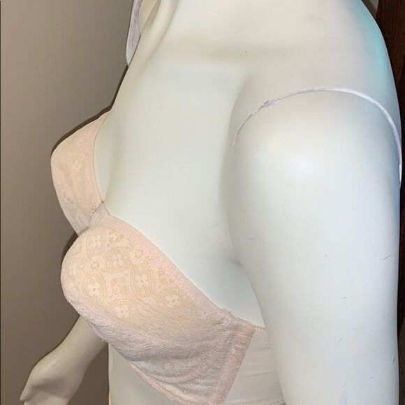 VTG MCM ILGWU strapless lace bra. Medium - Picture 7 of 14